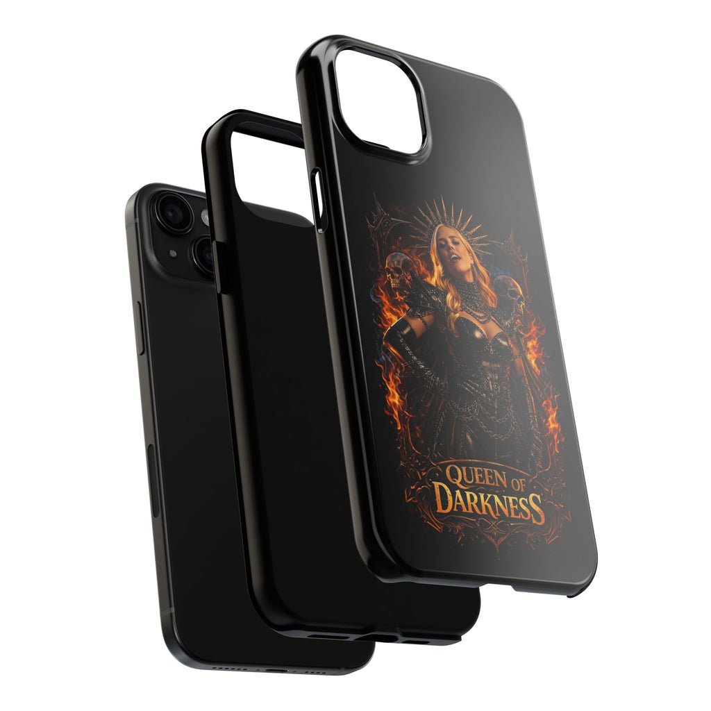 Crystal Sparkle Queen of Darkness by Dark.Lex  Phone Case — Gothic Flame Protective Case