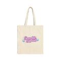 Sparkle Squad by GareBearStare Canvas Tote Bag — Cute Pastel Glitter Design