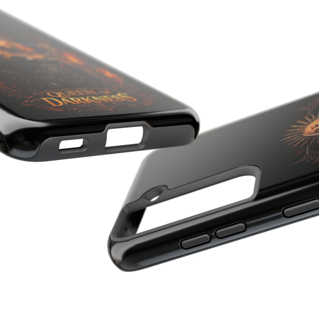 Crystal Sparkle Queen of Darkness by Dark.Lex  Phone Case — Gothic Flame Protective Case
