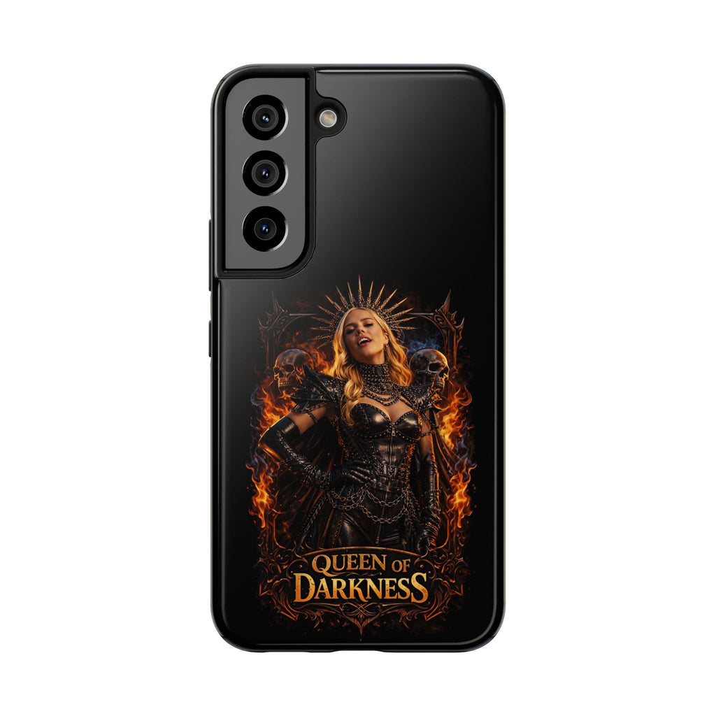 Crystal Sparkle Queen of Darkness by Dark.Lex  Phone Case — Gothic Flame Protective Case