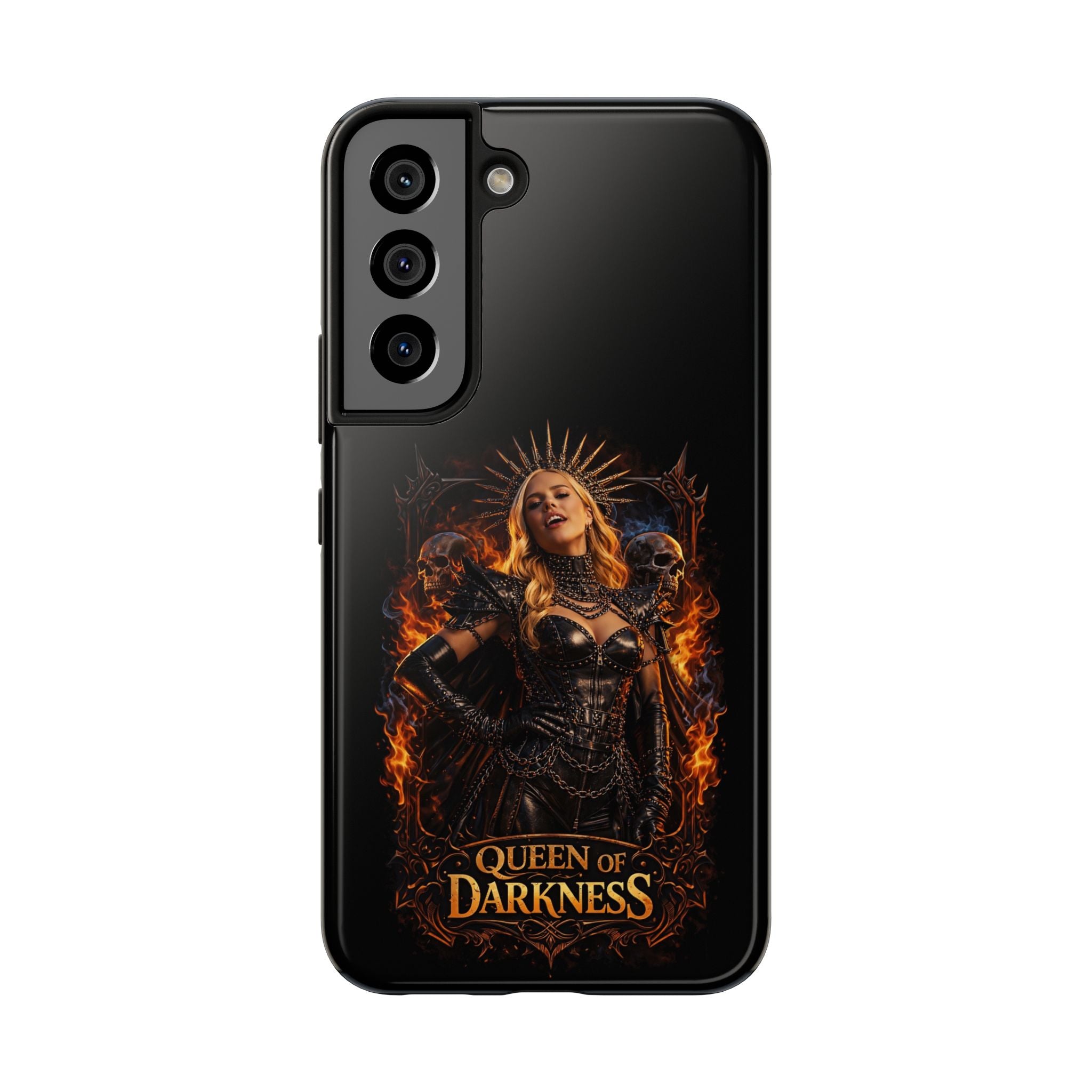 Crystal Sparkle Queen of Darkness by Dark.Lex  Phone Case — Gothic Flame Protective Case
