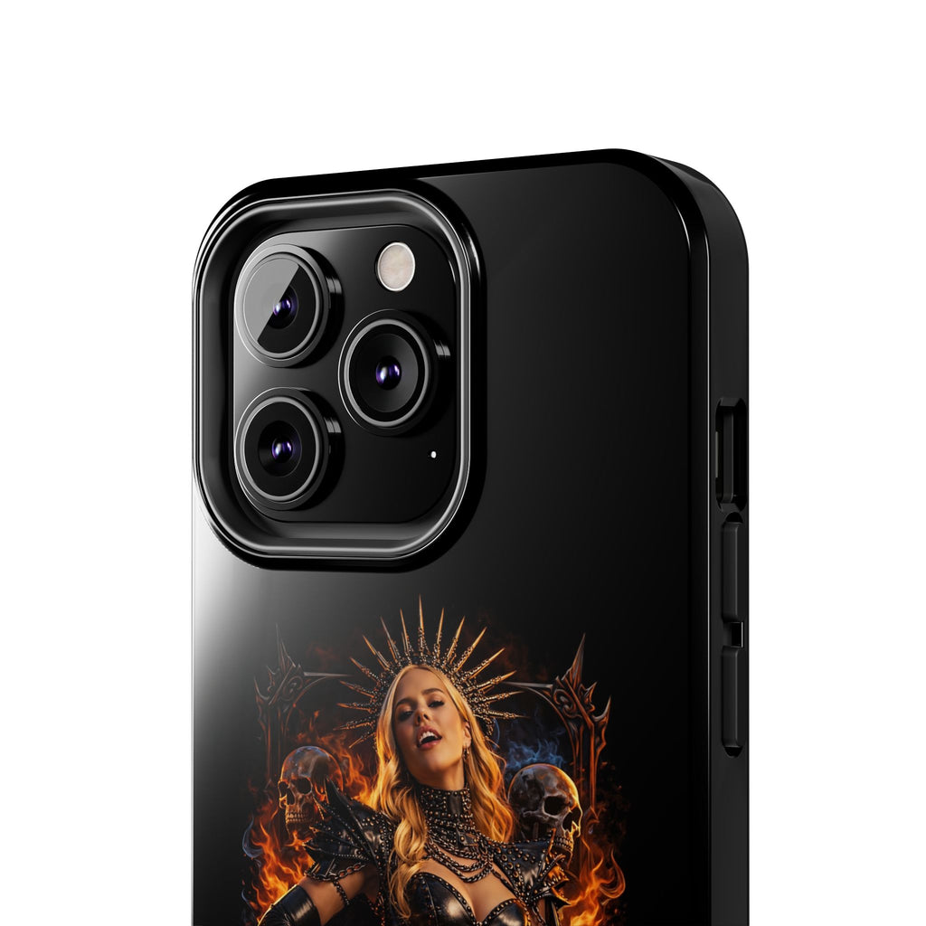 Crystal Sparkle Queen of Darkness by Dark.Lex  Phone Case — Gothic Flame Protective Case